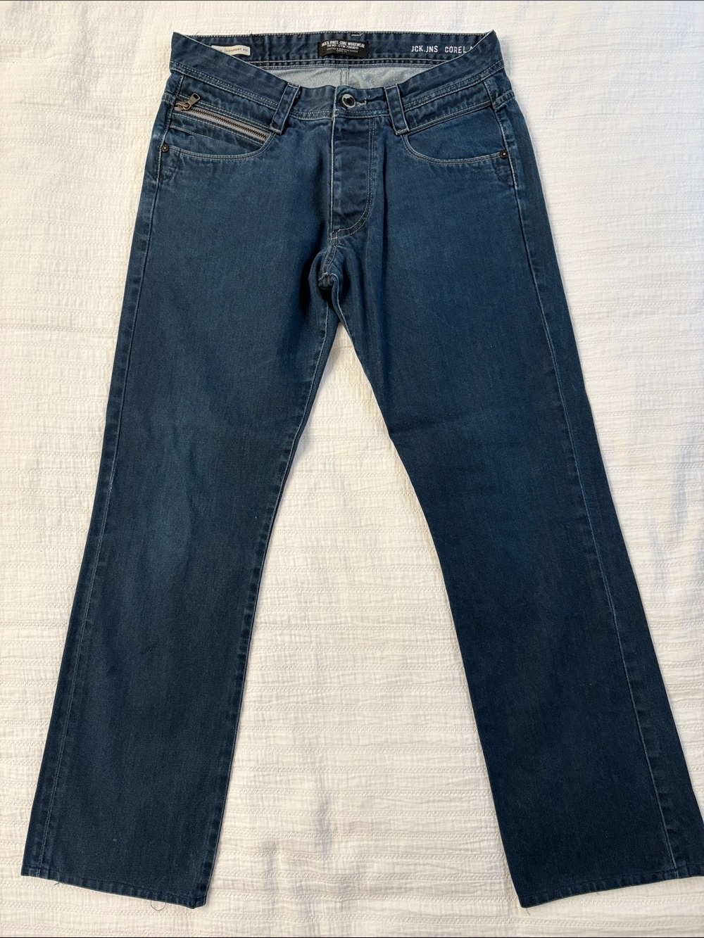 EUC Jack & Jones Rick Comfort Fit Deep Blue Straight Fit Men’s Jeans